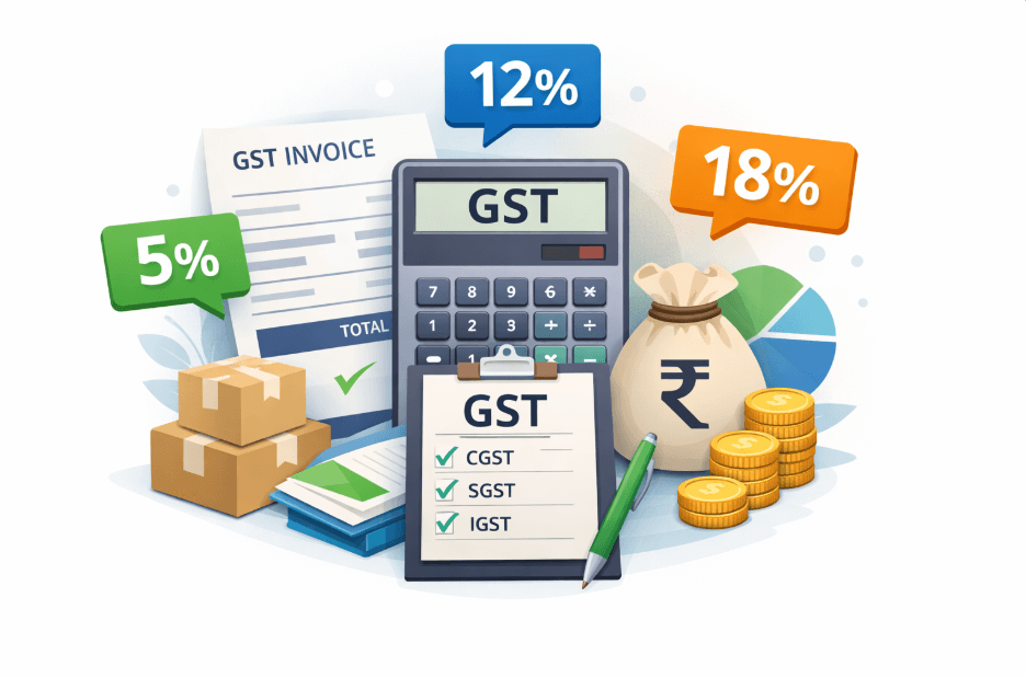 how gst is calculated?
